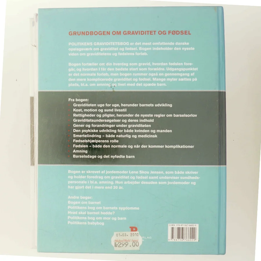 Politikens graviditetsbog af Lene Skou Jensen (Bog)