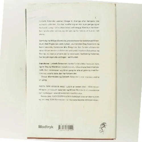 Pigen Der Legede Med Ilden af Larsson, Stieg (Bog)