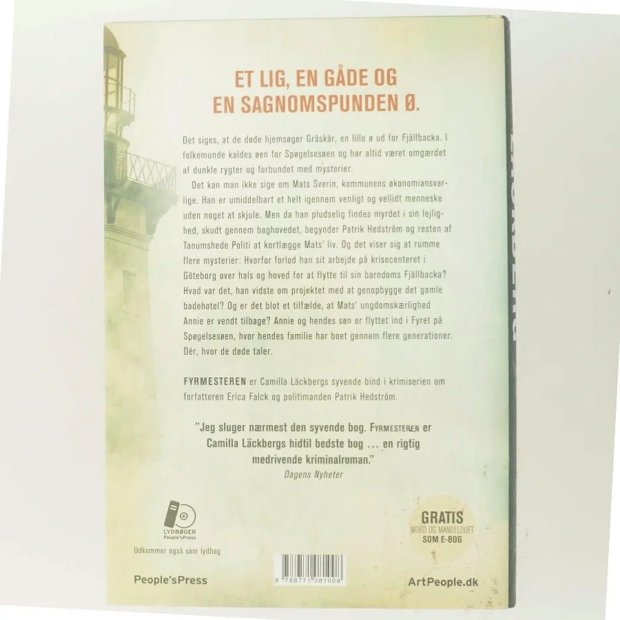 Fyrmesteren : kriminalroman (Klassesæt) af Camilla Läckberg (Bog)