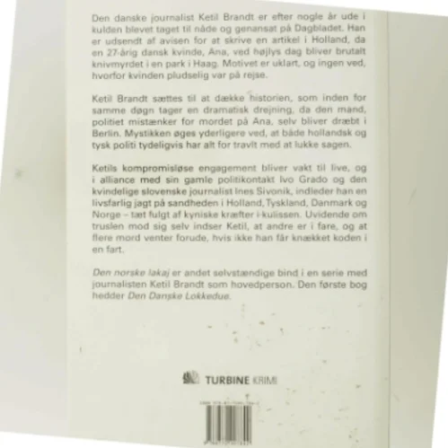 Den norske lakaj af Henrik Brun (Bog)