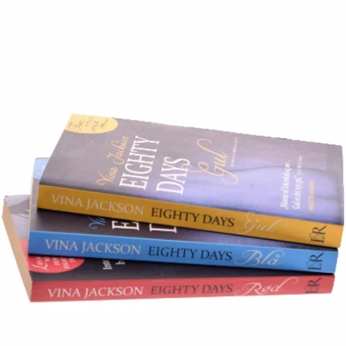 Eighty days rød af Vina Jackson (Bog)
