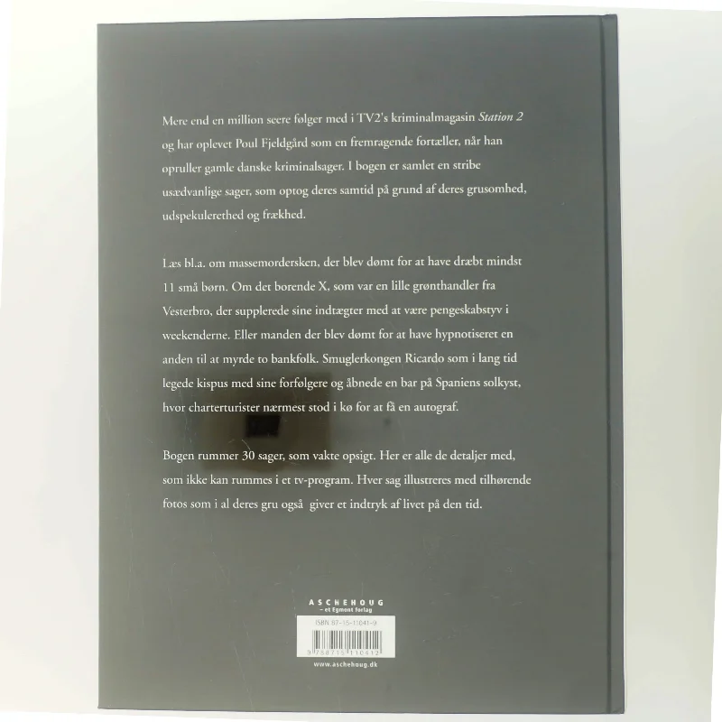 Gamle danske kriminalsager af Poul Fjeldgård (Bog)