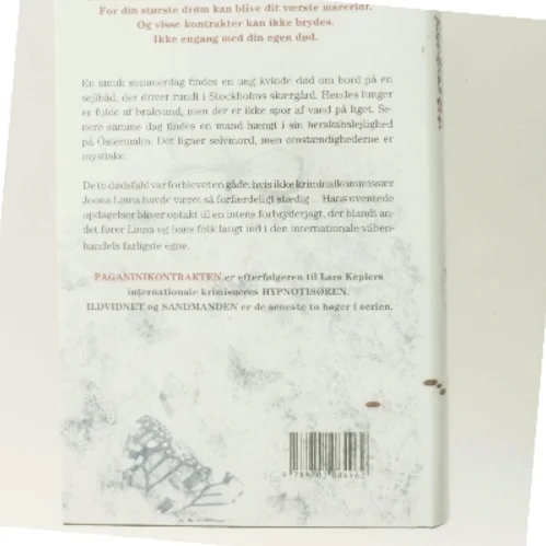 Paganinikontrakten : Kriminalroman (Danish Language) af Lars Kepler (Bog)