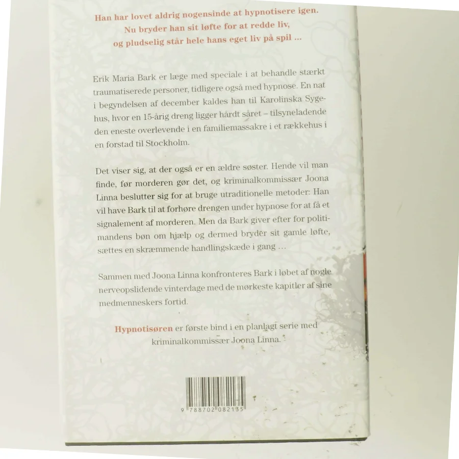 Hypnotisøren af Lars Kepler (Bog)