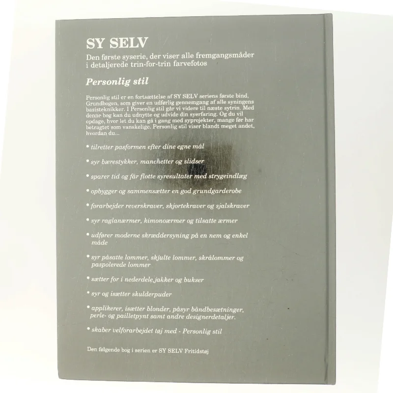 SY SELV af ukendt (Bog)