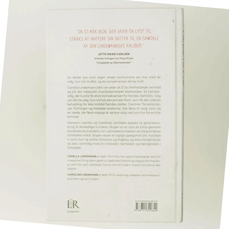 Heldigvis begik jeg ikke de samme fejl som min mor af Camilla Lindemann (Bog)