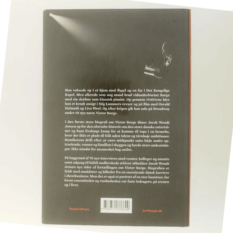 Victor Borge - mennesket bag smilet : en biografi af Jacob Wendt Jensen (Bog)