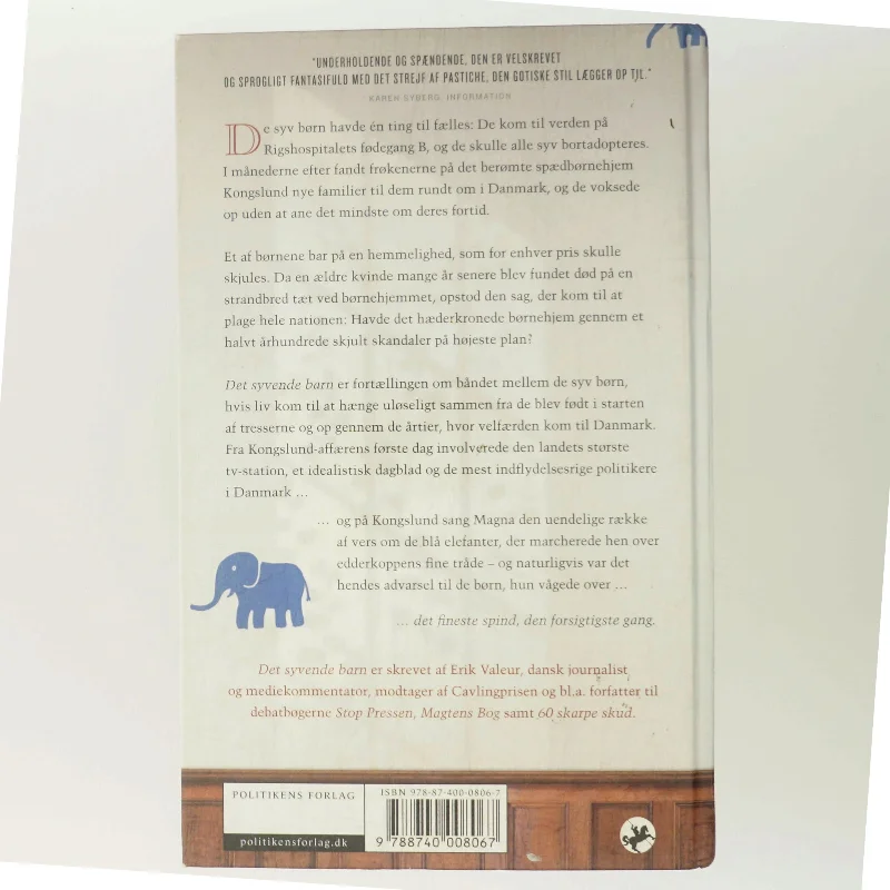 Det syvende barn af Erik Valeur (Bog)