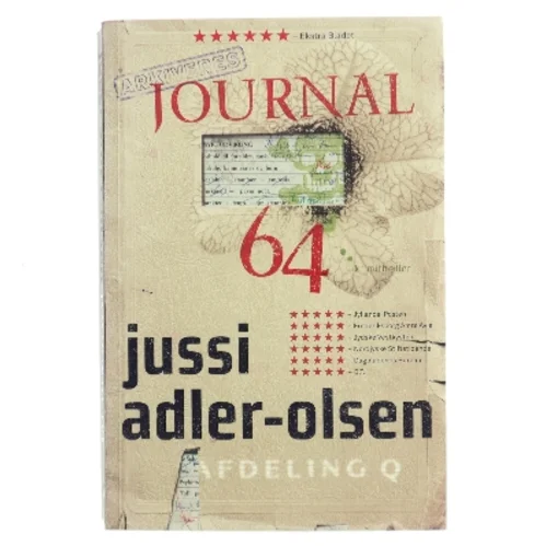 Journal 64 af Jussi Adler-Olsen (Bog)