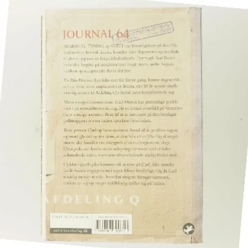 Journal 64 af Jussi Adler-Olsen (Bog)