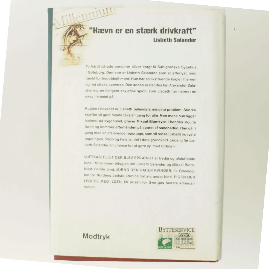 Luftkastelletderblevsprngt Stir up a Hornets' Nest of Girl. Shi Dige Larsen. the Danish Original. Hardcover](chinese Edition) af Stieg Larsson (Bog)