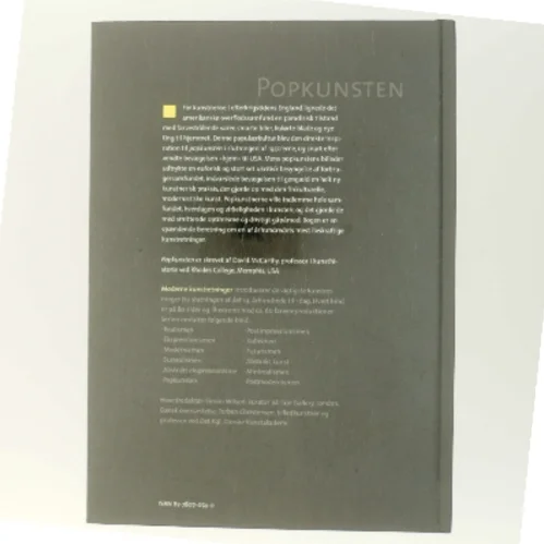 Popkunsten af David McCarthy (Bog)