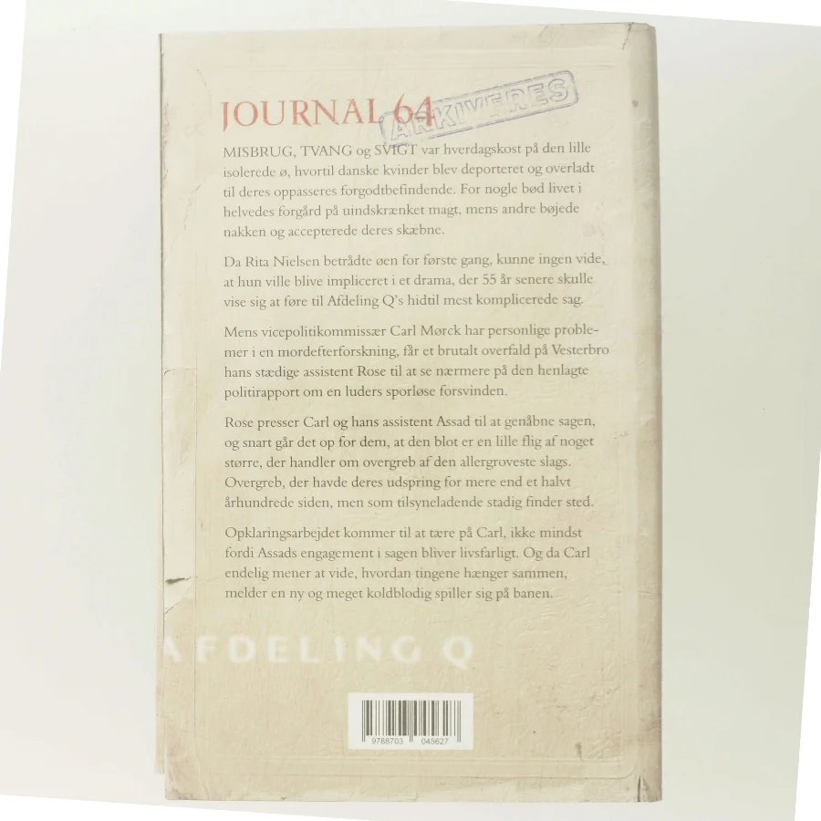 Journal 64 af Jussi Adler-Olsen (Bog)