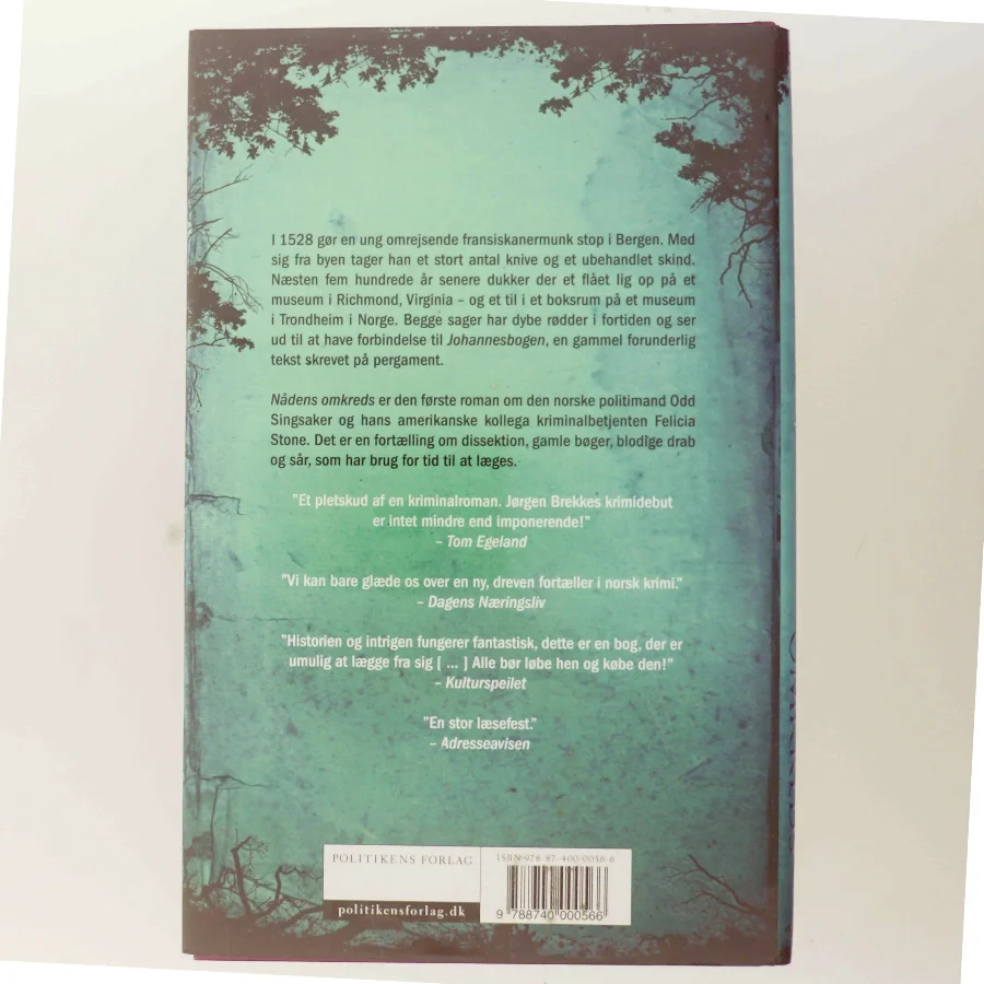 Nådens omkreds : roman af Jørgen Brekke (Bog)