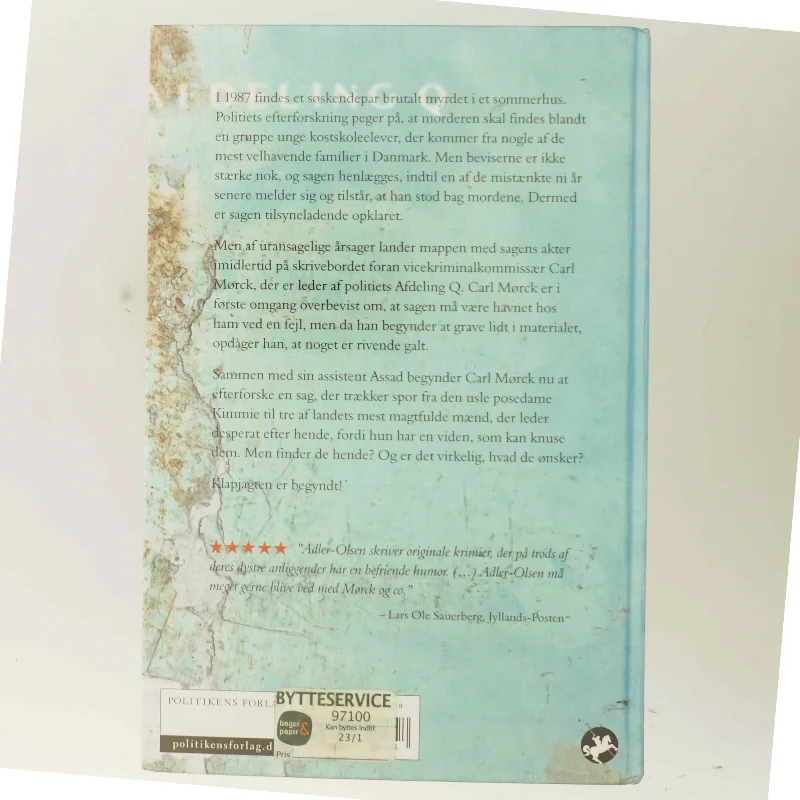 Fasandræberne af Jussi Adler-Olsen (Bog) fra Politikens Forlag