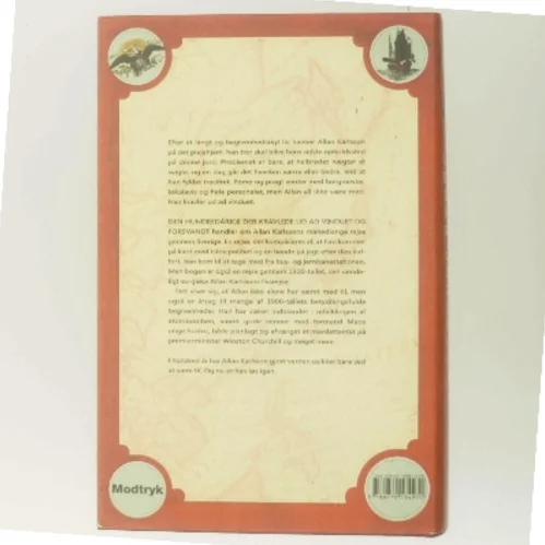 Den hundredårige der kravlede ud ad vinduet og forsvandt af Jonas Jonasson (Bog)