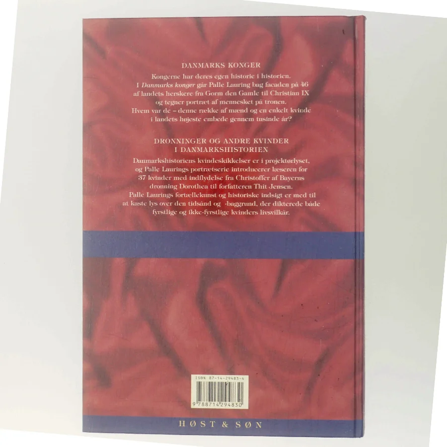 Danske konger og dronninger af Palle Lauring (Bog)