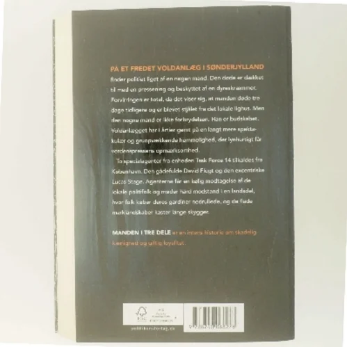 Manden i tre dele : krimi af Thomas Bagger (f. 1981) (Bog)