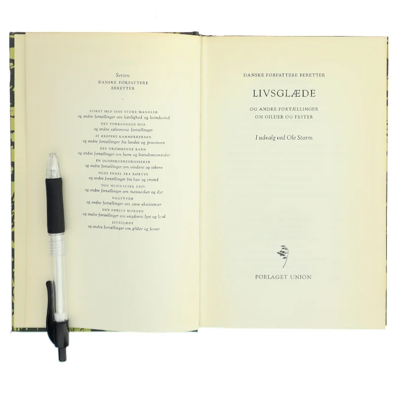 Livsglæde af Ole Storm (Bog)