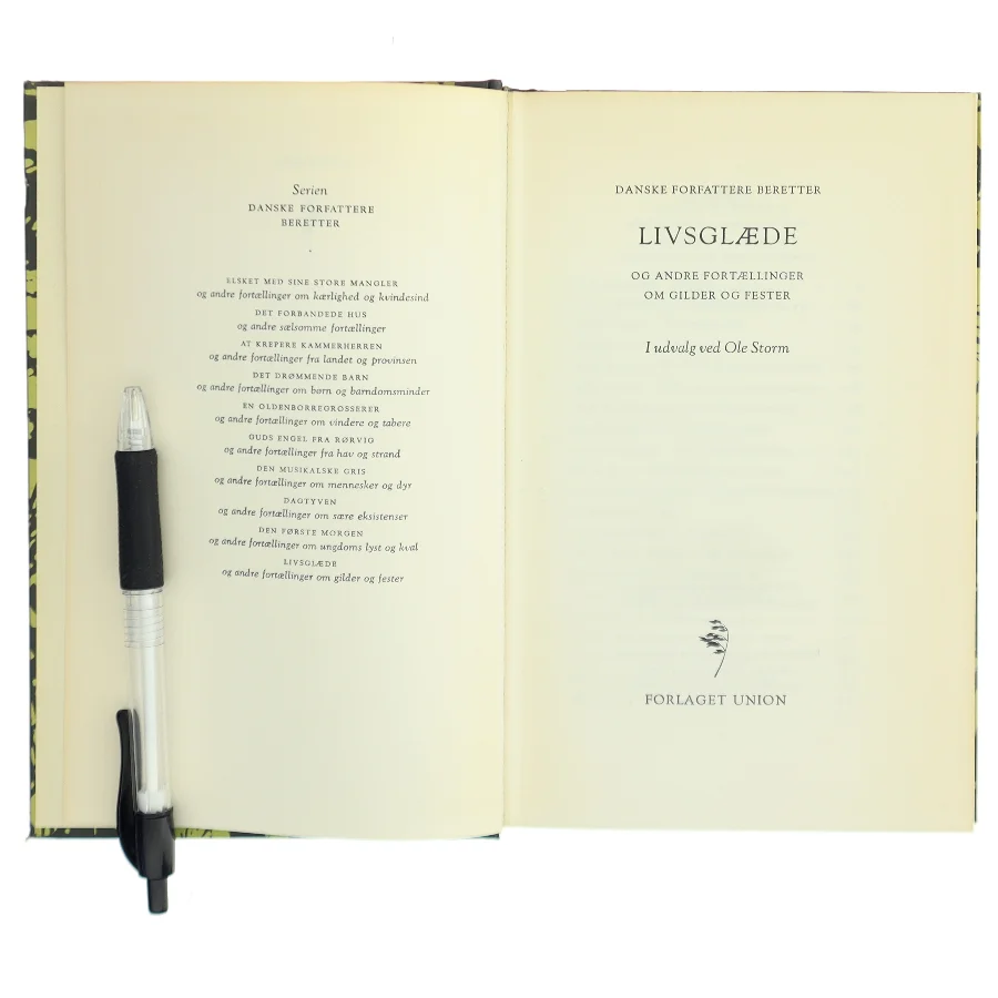 Livsglæde af Ole Storm (Bog)