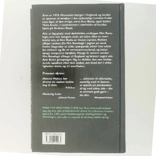 Slangens mønster : kriminalroman af Minette Walters (Bog)