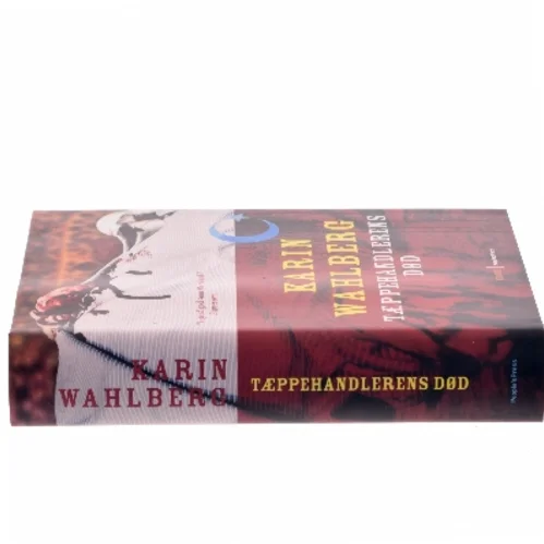 Tæppehandlerens død : kriminalroman af Karin Wahlberg (Bog)