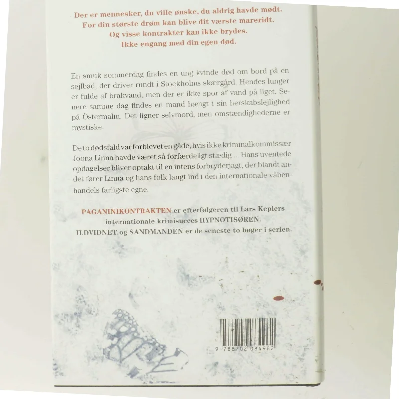 Paganinikontrakten : Kriminalroman (Danish Language) (Bog)