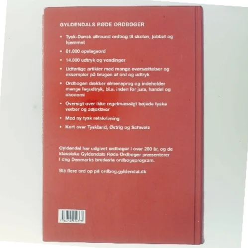 Tysk-dansk ordbog af Egon Bork (Bog)