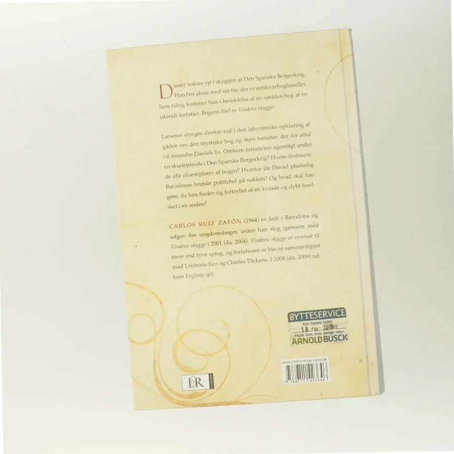 Vindens skygge af Carlos Ruiz Zafón (Bog)