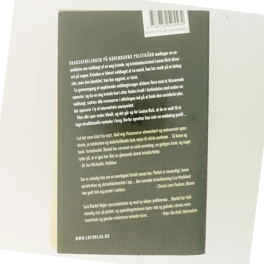 Kald mig prinsesse : roman af Sara Blædel (Bog)