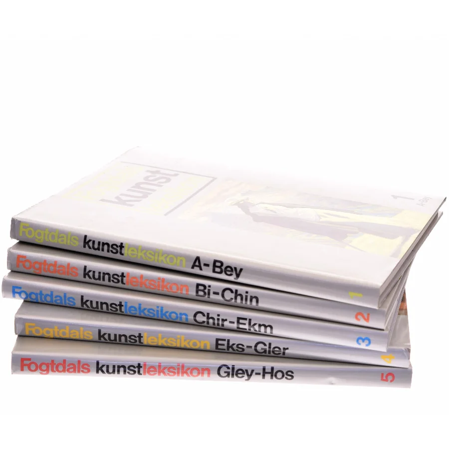 Fogtdals kunstleksikon. Bind 1-5 af <Ukendt redaktion / flere forfattere> (Bog)