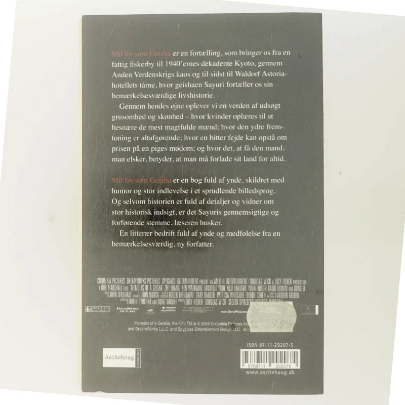 Mit liv som geisha : roman af Arthur Golden (Bog)