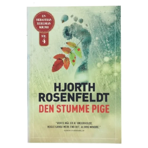 Den stumme pige af Hjorth Rosenfeldt (Bog)