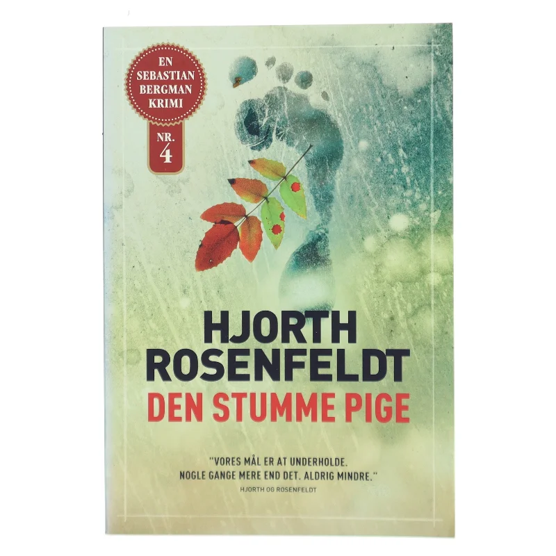 Den stumme pige af Hjorth Rosenfeldt (Bog)