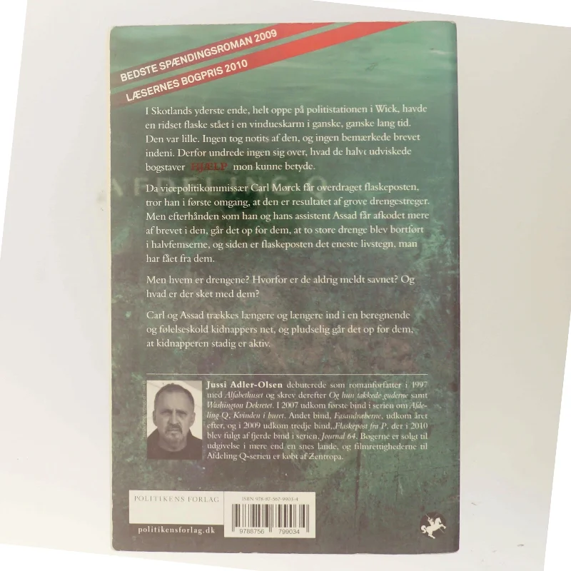 Flaskepost fra P af Jussi Adler-Olsen (Bog)