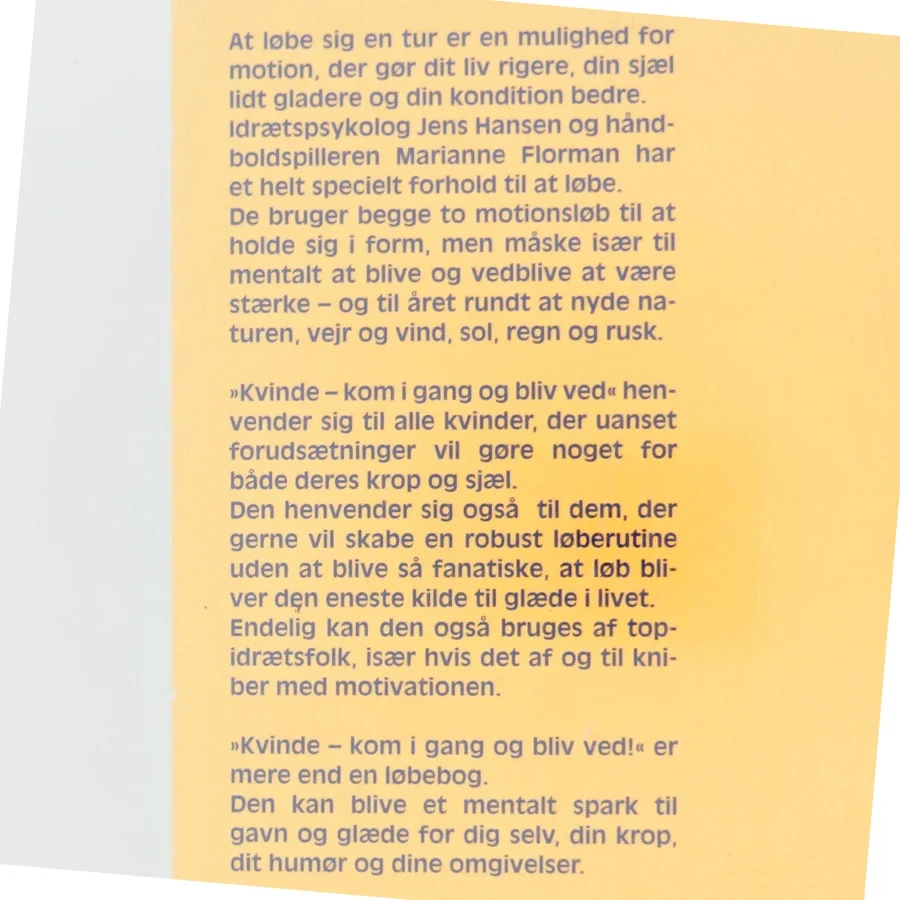 Kvinde - kom i gang og bliv ved! : løbebog for kvinder (Bog)