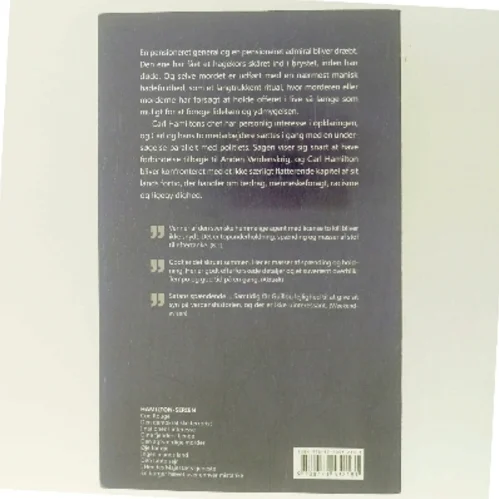 Den agtværdige morder af Jan Guillou (Bog)