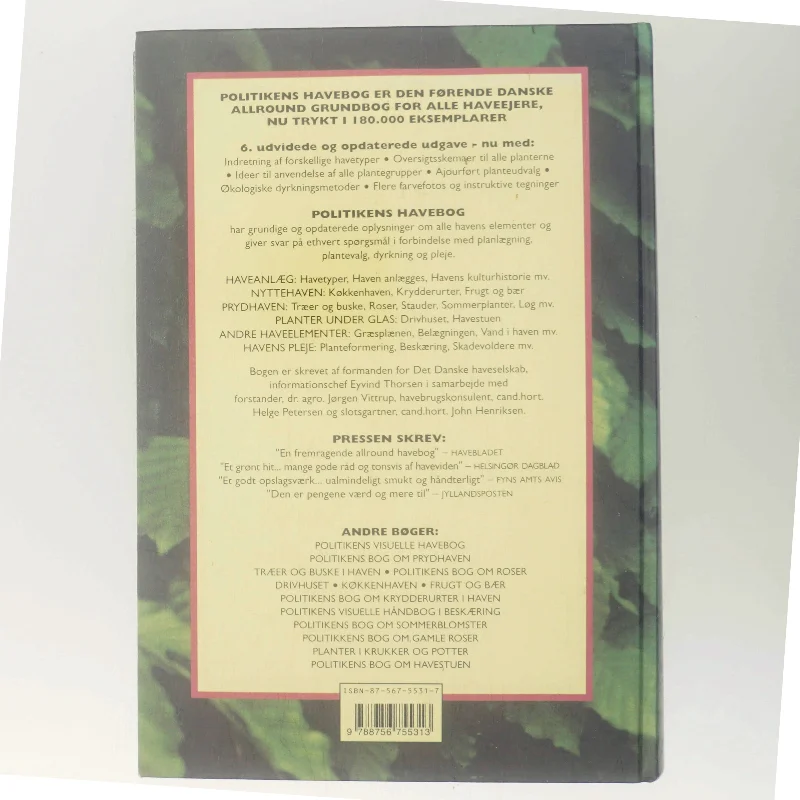 Politikens havebog af John Henriksen (f. 1945) (Bog)