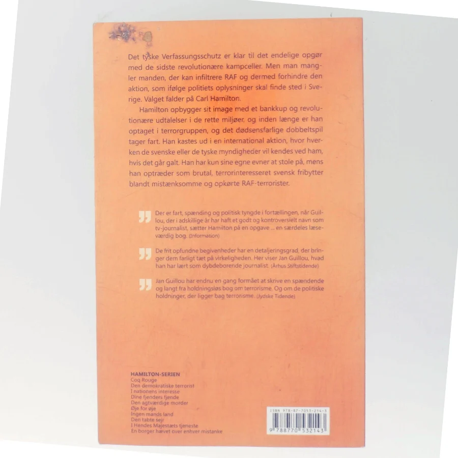 Den demokratiske terrorist af Jan Guillou (Bog)