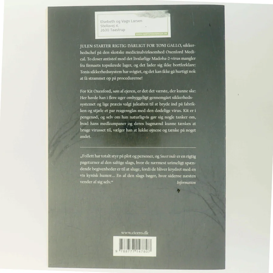 Sneet inde af Ken Follett (Bog)