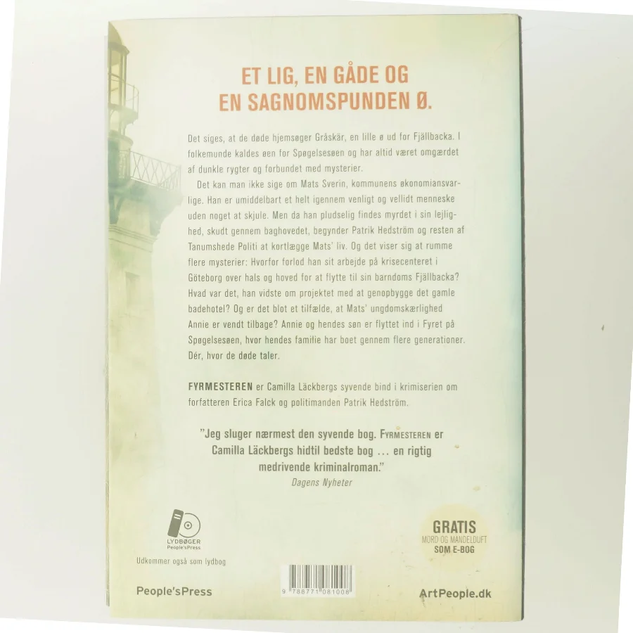 Fyrmesteren : kriminalroman (Klassesæt) af Camilla Läckberg (Bog)