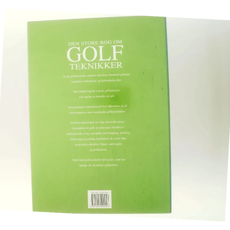Den store bog om golfteknikker af Chris Meadows (Bog)