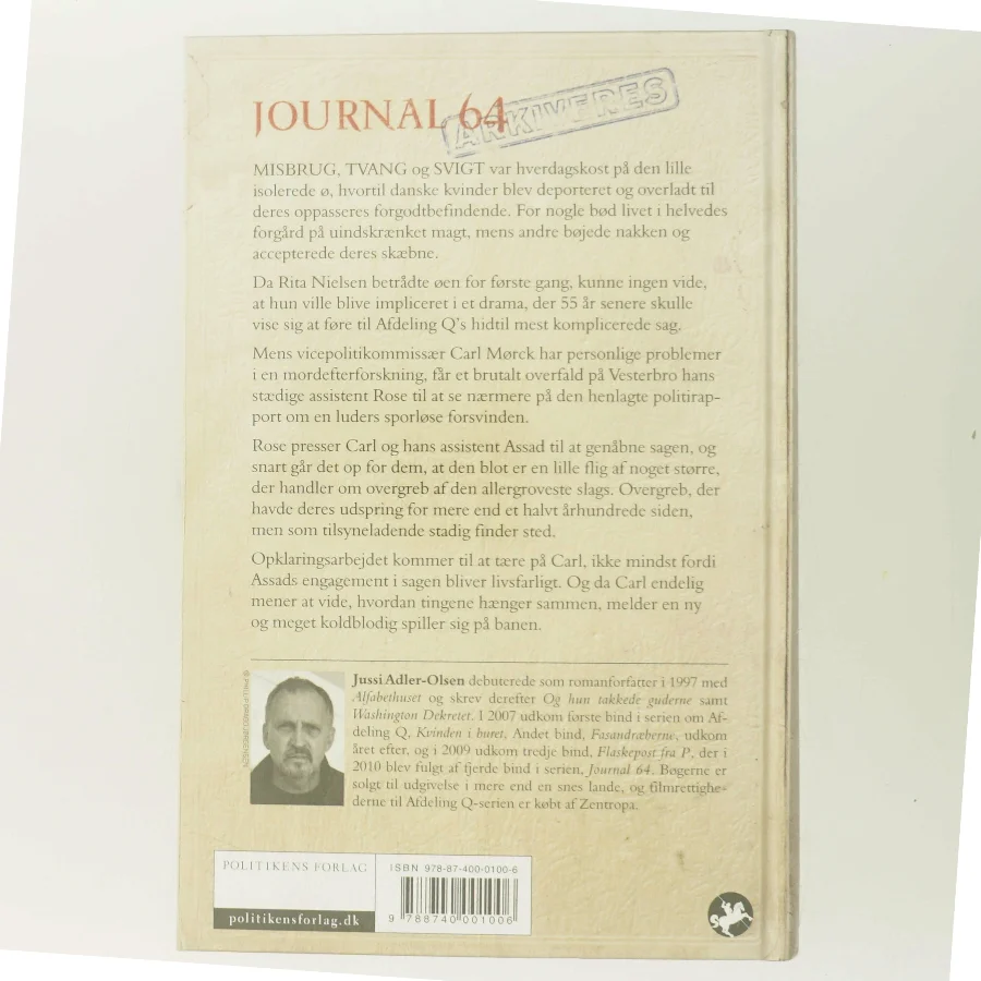 Journal 64 : krimithriller af Jussi Adler-Olsen (Bog)
