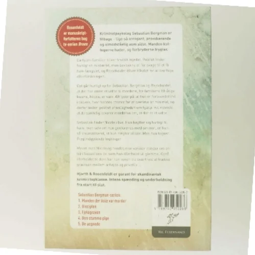 Den stumme pige : kriminalroman af Michael Hjorth (f. 1963-05-13) (Bog)