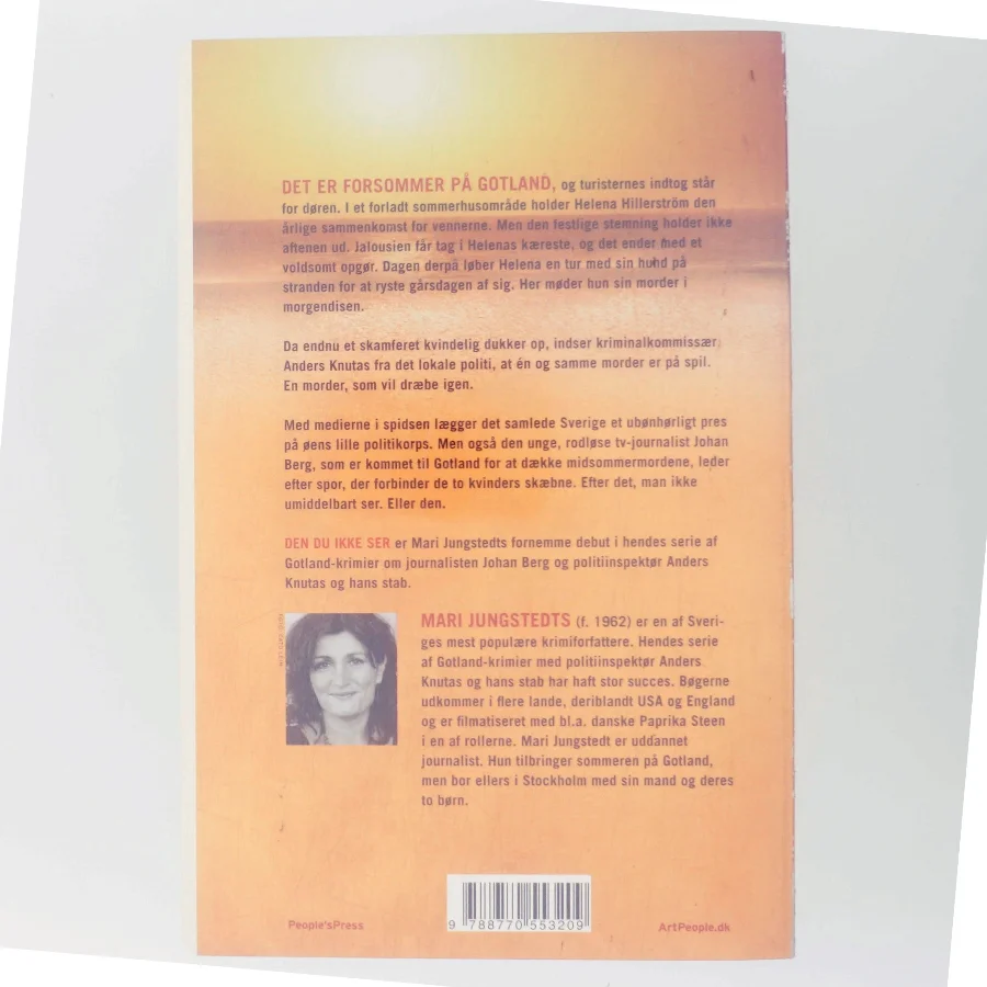 Den du ikke ser : kriminalroman af Mari Jungstedt (Bog)