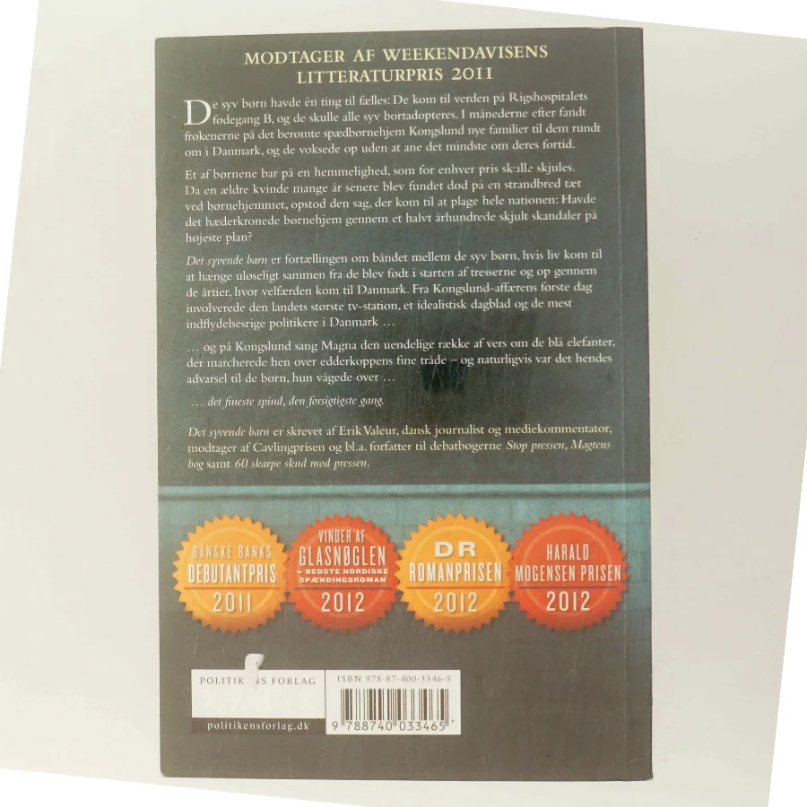 Det Syvende Barn af Erik Valeur (Bog)