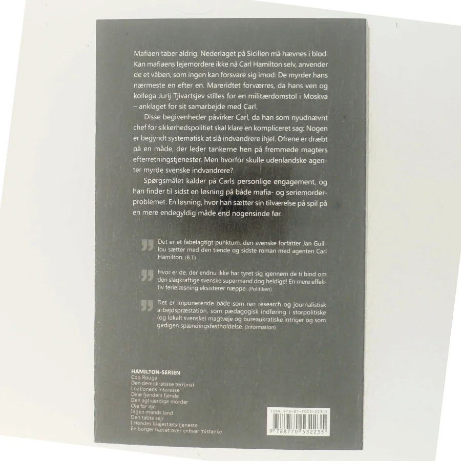 En borger hævet over enhver mistanke af Jan Guillou (Bog)