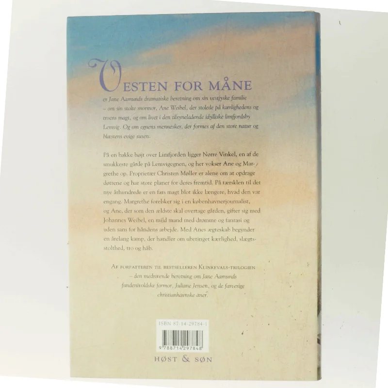 Vesten for måne af Jane Aamund (Bog)