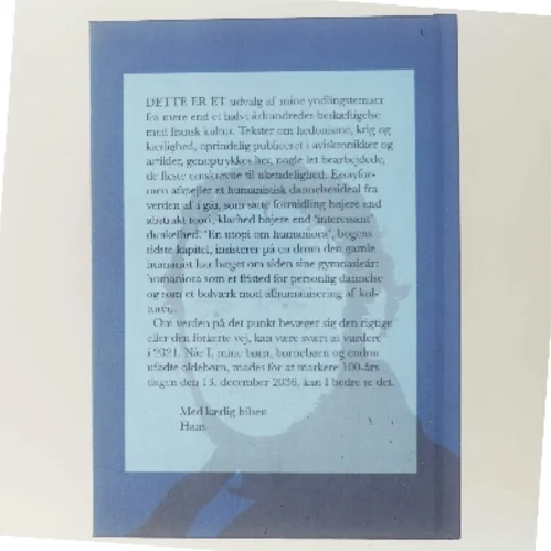 Et humanistliv af Hans Boll-Johansen (Bog)