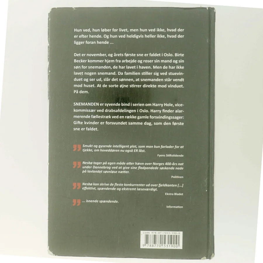 Snemanden af Jo Nesbø (Bog)